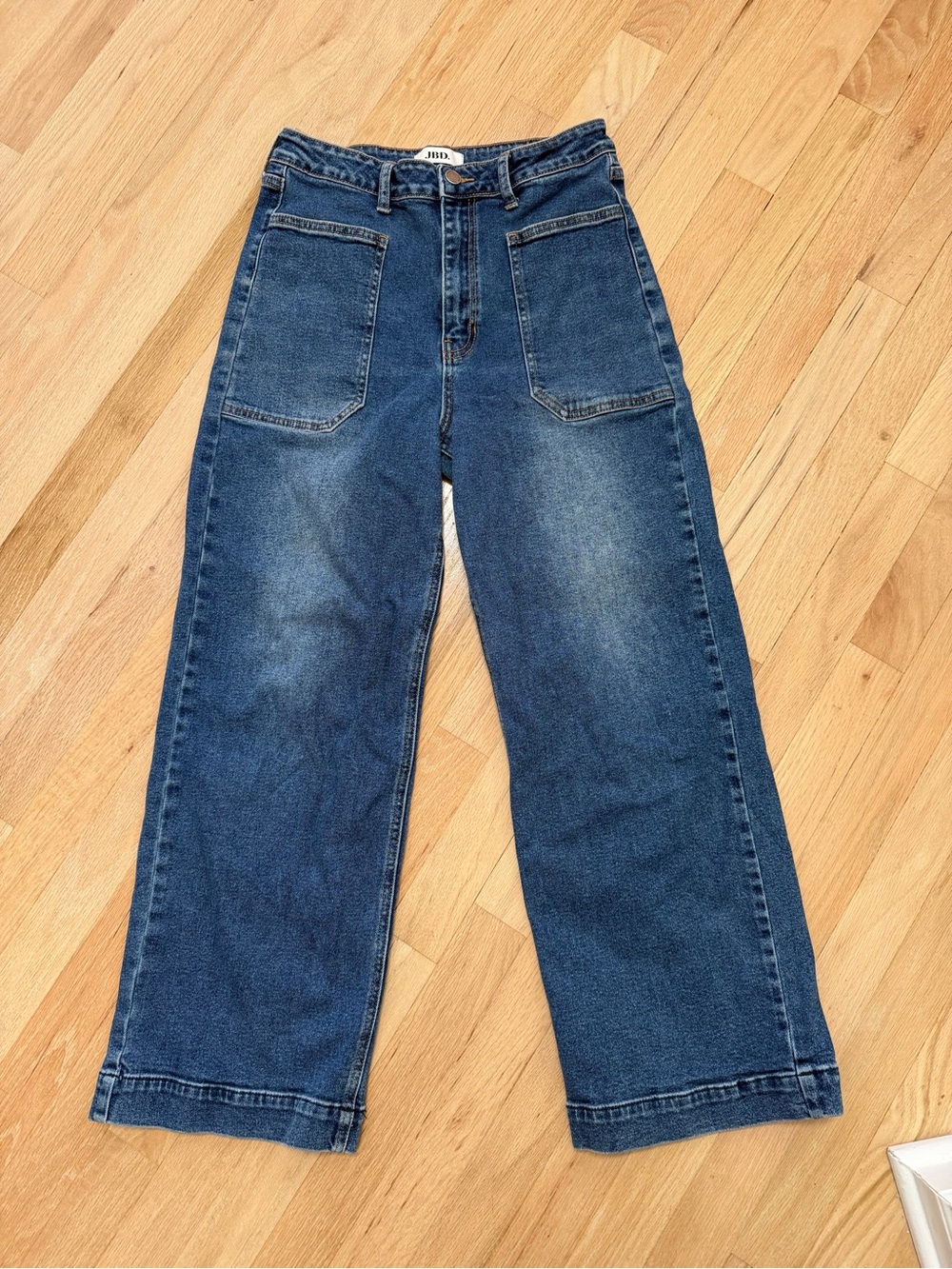 Just Black Women's Wide-Leg High Waist Jeans